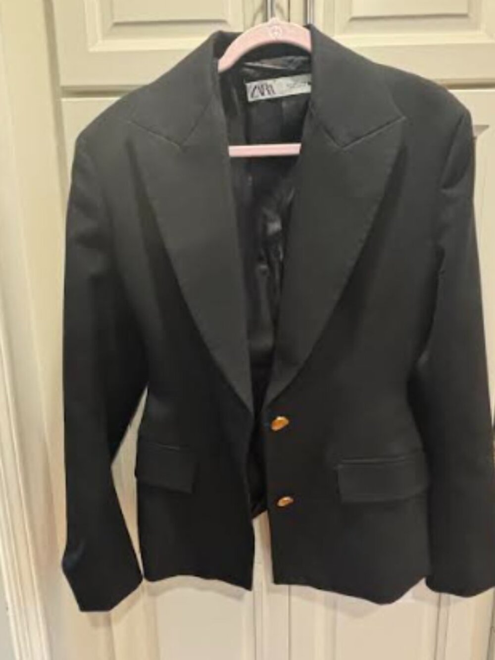 Zara Tailored Black Blazer – Size Small – Never Worn